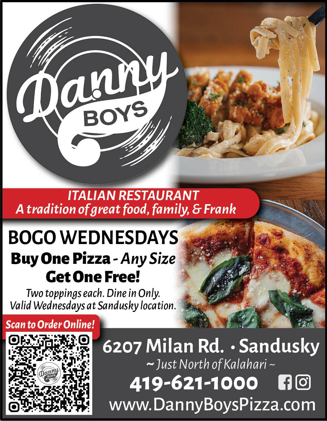 Food Online  Danny's Restaurants